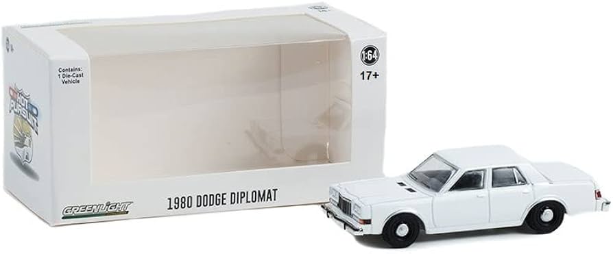 Amazon.com: Greenlight 43006-N Hot Pursuit 1980-89 Dodge Diplomat
